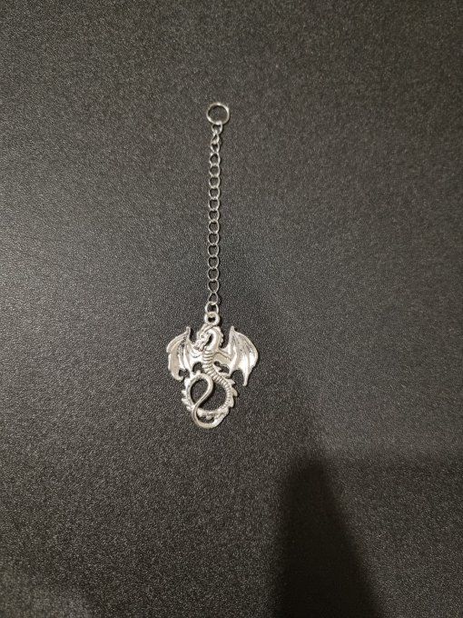 Marque page à personnaliser avec dragon métallique